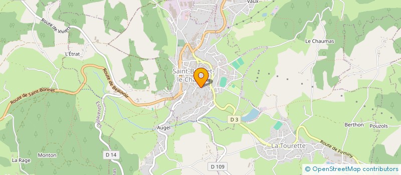 localisation de l'entreprise MONSIEUR ERIC AMBROISE  SAINT-BONNET-LE-CHATEAU