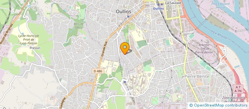 localisation de l'entreprise MONSIEUR ERIC AMICE  OULLINS-PIERRE-BENITE