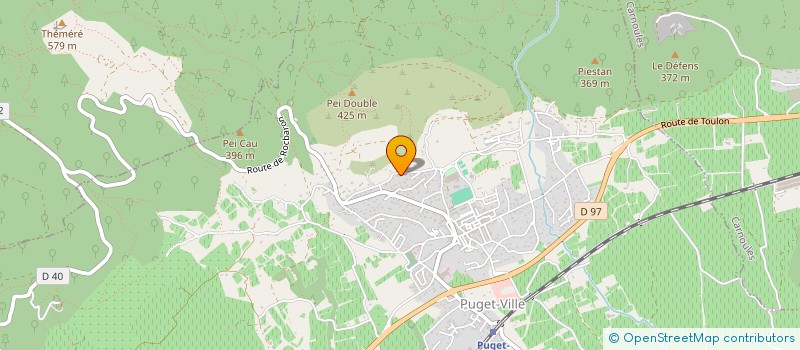 localisation de l'entreprise MONSIEUR ERIC AMOUYAL  PUGET-VILLE