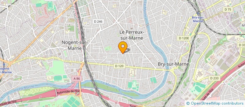 localisation de l'entreprise MONSIEUR ERIC AMZALLAG  LE PERREUX-SUR-MARNE