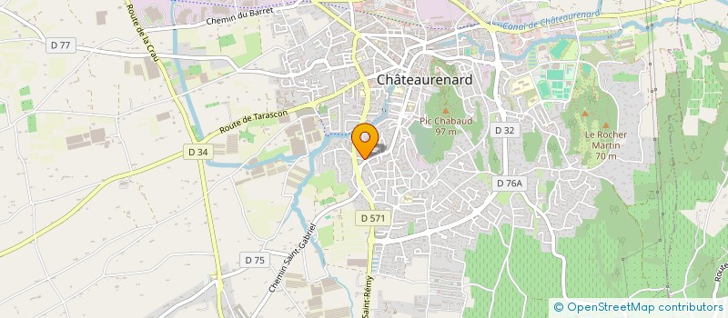 localisation de l'entreprise MONSIEUR ERIC ANANIGUIAN  CHATEAURENARD