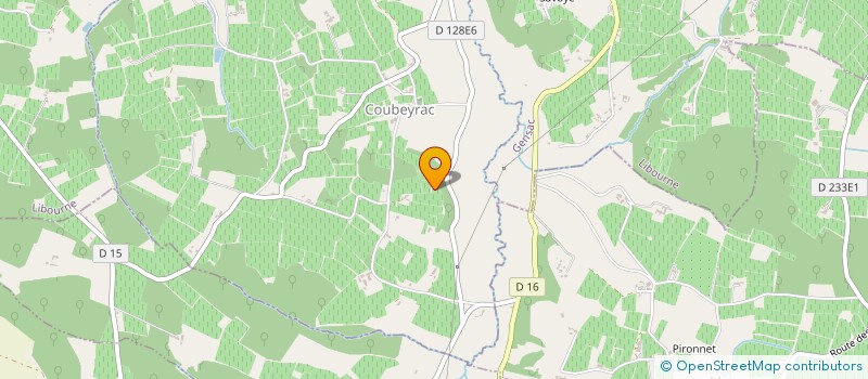 localisation de l'entreprise MONSIEUR ERIC ANDOUARD  COUBEYRAC