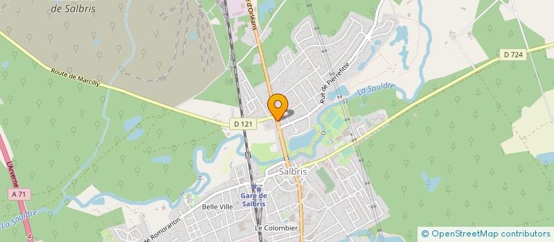 localisation de l'entreprise MONSIEUR ERIC ANDRE  SALBRIS