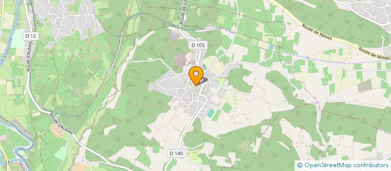 localisation de l'entreprise MONSIEUR ERIC ANDRE  JUNAS