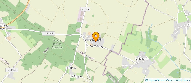 localisation de l'entreprise MONSIEUR ERIC ANDRE à LE MESNIL-SIMON