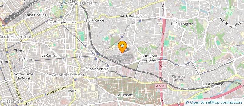 localisation de l'entreprise MONSIEUR ERIC ANDRE MARIUS CHAUVET  MARSEILLE