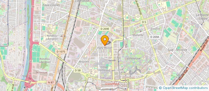 localisation de l'entreprise MONSIEUR ERIC ANDRIAMANDIMBY à GRENOBLE