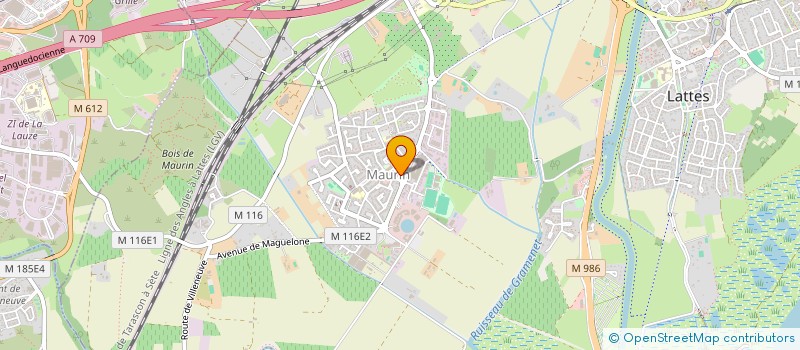 localisation de l'entreprise MONSIEUR ERIC ANDRIEU  PEROLS