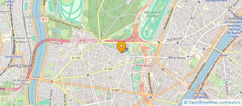 localisation de l'entreprise MONSIEUR ERIC ANDRILLON à BOULOGNE-BILLANCOURT
