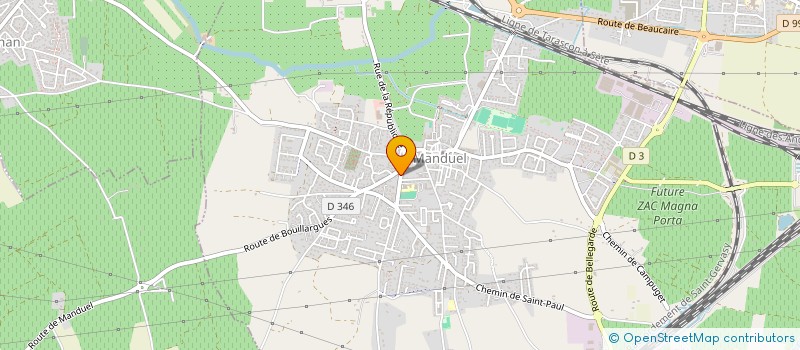 localisation de l'entreprise MONSIEUR ERIC ANDRIVEAU  MANDUEL