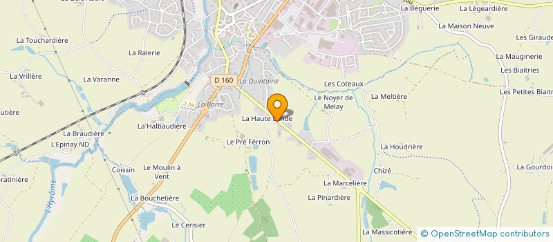 localisation de l'entreprise MONSIEUR ERIC ANGEBAULT  CHEMILLE-EN-ANJOU