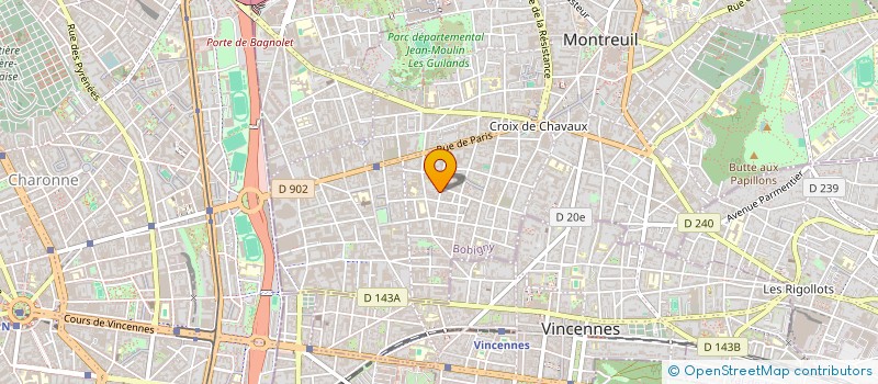 localisation de l'entreprise MONSIEUR ERIC ANGENOT à MONTREUIL