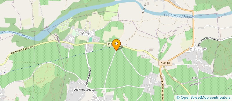 localisation de l'entreprise MONSIEUR ERIC ANNEN  CARDET