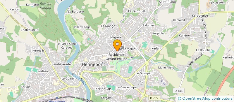 localisation de l'entreprise MONSIEUR ERIC ANTIER à HENNEBONT