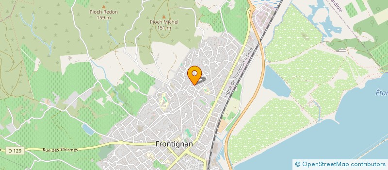 localisation de l'entreprise MONSIEUR ERIC ANTONINI à FRONTIGNAN