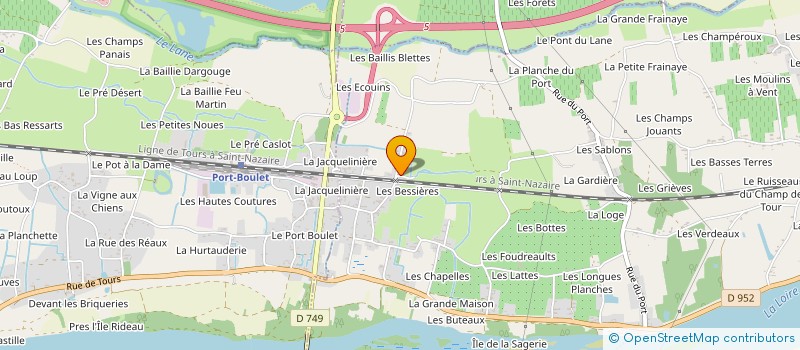 localisation de l'entreprise MONSIEUR ERIC APPOLINAIRE  LA CHAPELLE-SUR-LOIRE