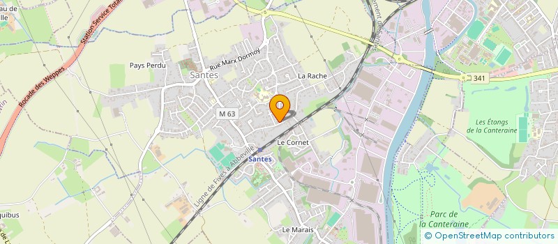 localisation de l'entreprise MONSIEUR ERIC ARDAVIN  SANTES