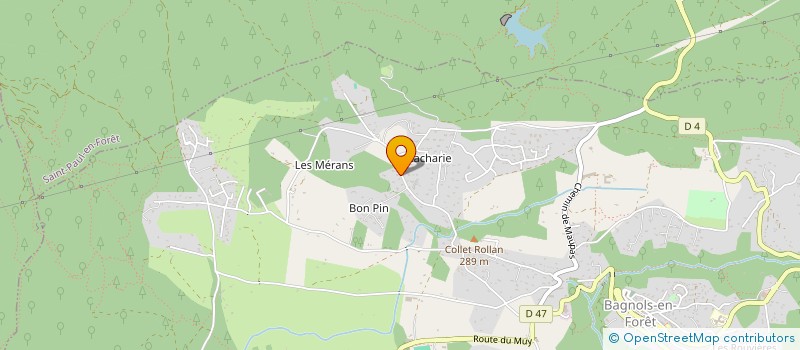 localisation de l'entreprise MONSIEUR ERIC ARDIVILLIERS à BAGNOLS-EN-FORET