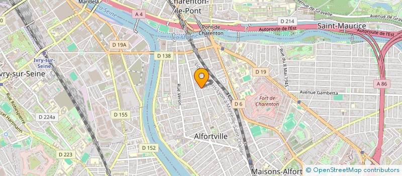 localisation de l'entreprise MONSIEUR ERIC ARLIX  ALFORTVILLE