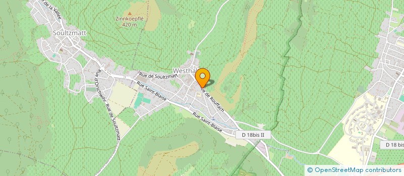 localisation de l'entreprise MONSIEUR ERIC ARM  WESTHALTEN