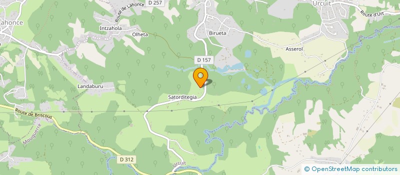 localisation de l'entreprise MONSIEUR ERIC ARMENGOL  URCUIT