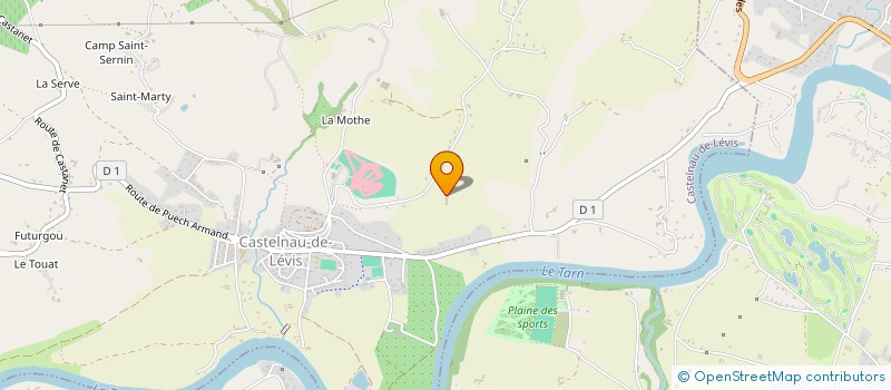 localisation de l'entreprise MONSIEUR ERIC ARNAL  CASTELNAU-DE-LEVIS