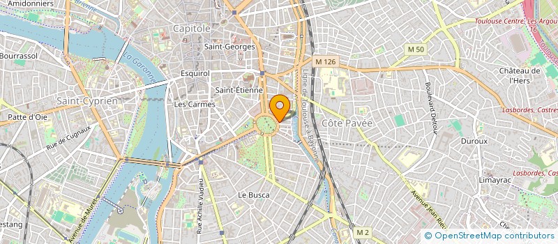 localisation de l'entreprise MONSIEUR ERIC ARNAUD  TOULOUSE