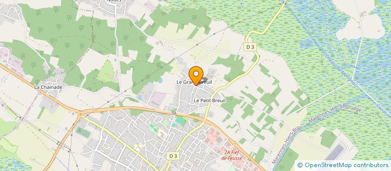 localisation de l'entreprise MONSIEUR ERIC ARNAUD  MARENNES-HIERS-BROUAGE