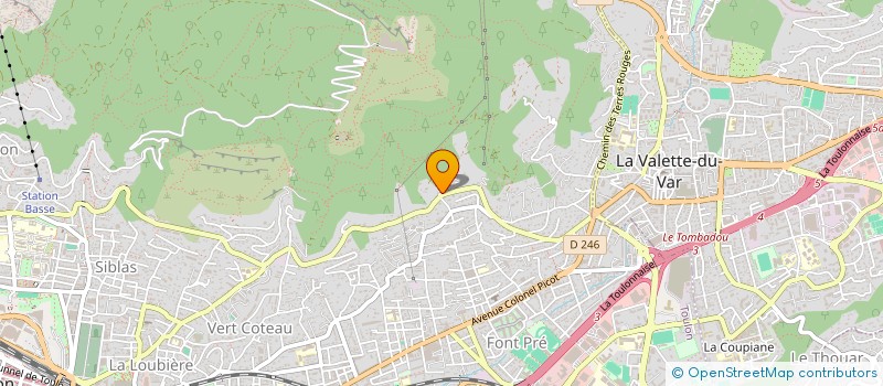 localisation de l'entreprise MONSIEUR ERIC ARNOULD  TOULON