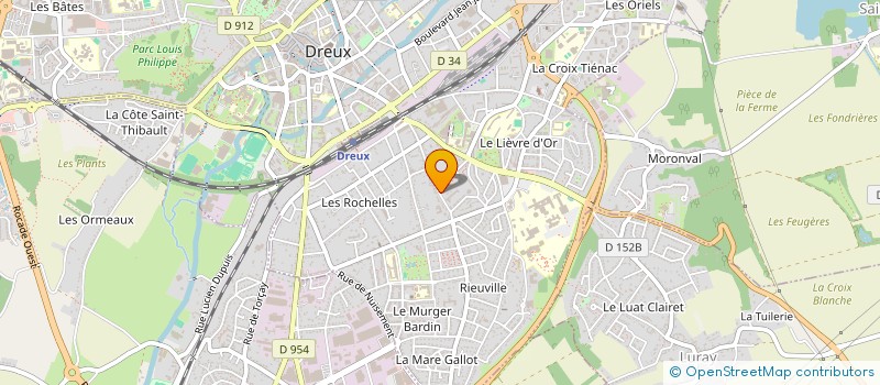 localisation de l'entreprise MONSIEUR ERIC ARONDEAU à DREUX