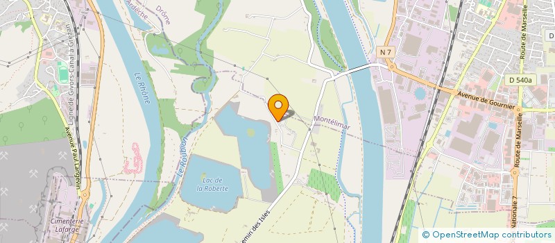 localisation de l'entreprise MONSIEUR ERIC ARTAUD  CHATEAUNEUF-DU-RHONE