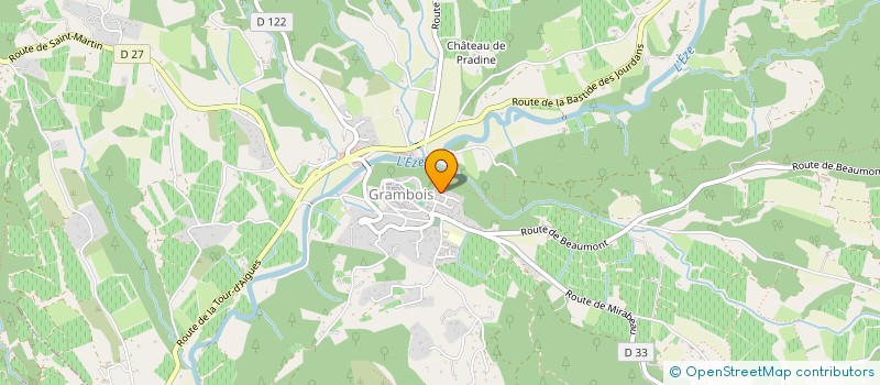 localisation de l'entreprise MONSIEUR ERIC ARTERO-RUZAFA  GRAMBOIS