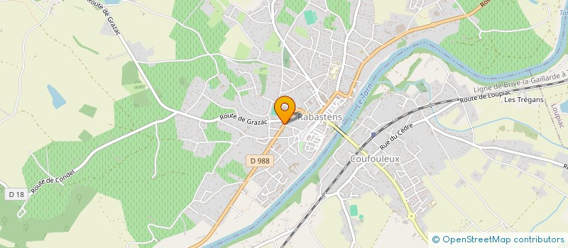 localisation de l'entreprise MONSIEUR ERIC ARTUSO à RABASTENS