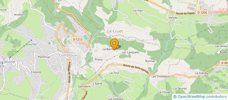 localisation de l'entreprise MONSIEUR ERIC ARVIN-BEROD  COMBLOUX