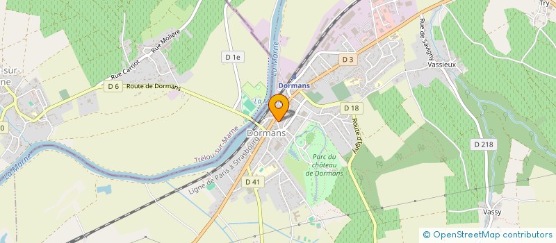 localisation de l'entreprise MONSIEUR ERIC ASSAILLY  DORMANS