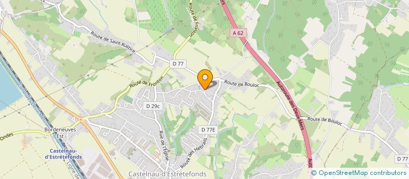 localisation de l'entreprise MONSIEUR ERIC ASSARAF  CASTELNAU-D'ESTRETEFONDS