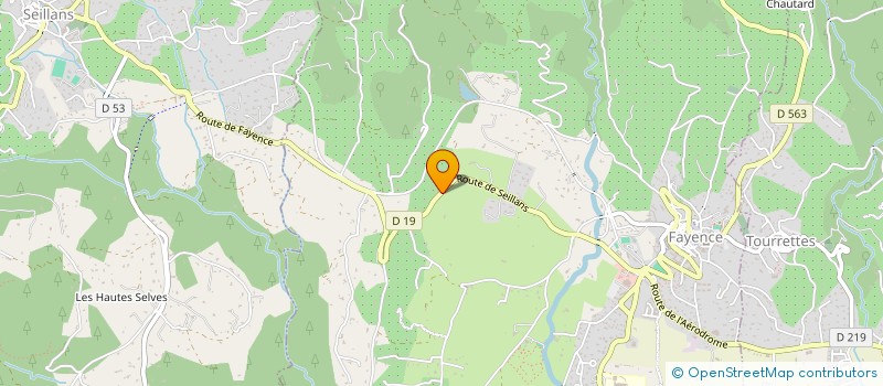 localisation de l'entreprise MONSIEUR ERIC AUBAULT  FAYENCE