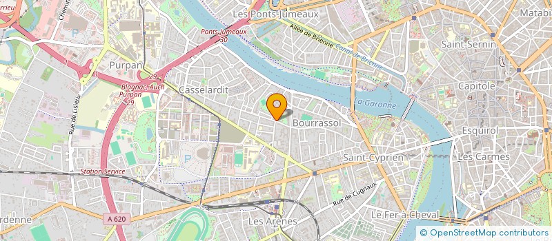 localisation de l'entreprise MONSIEUR ERIC AUBRUN à TOULOUSE