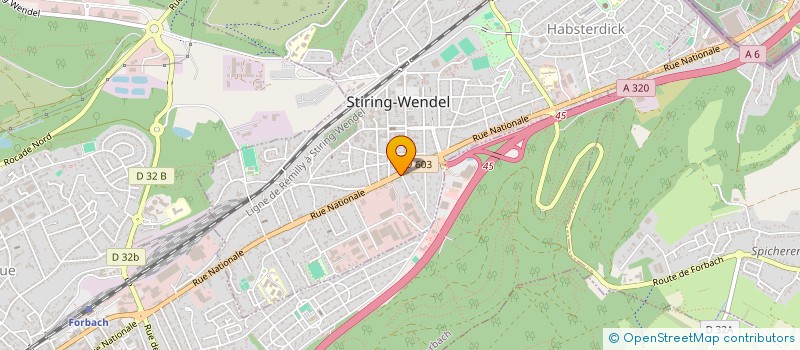 localisation de l'entreprise MONSIEUR ERIC AUFSATZ  STIRING-WENDEL