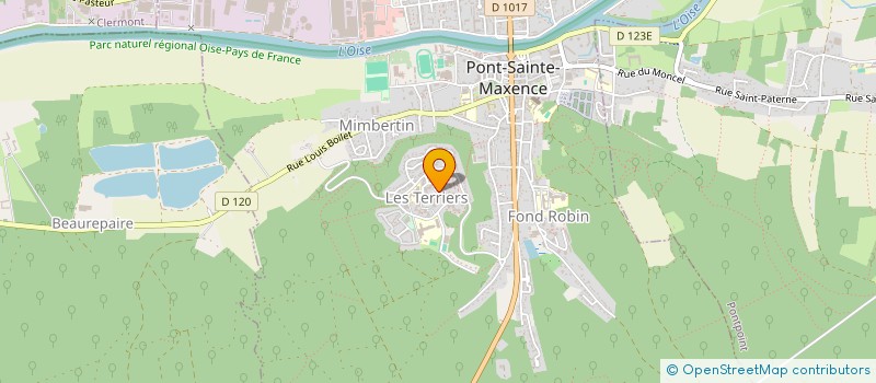 localisation de l'entreprise MONSIEUR ERIC AUGELET à PONT-SAINTE-MAXENCE