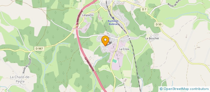 localisation de l'entreprise MONSIEUR ERIC AUGUSTE PEYTAVIN  PEYRE EN AUBRAC