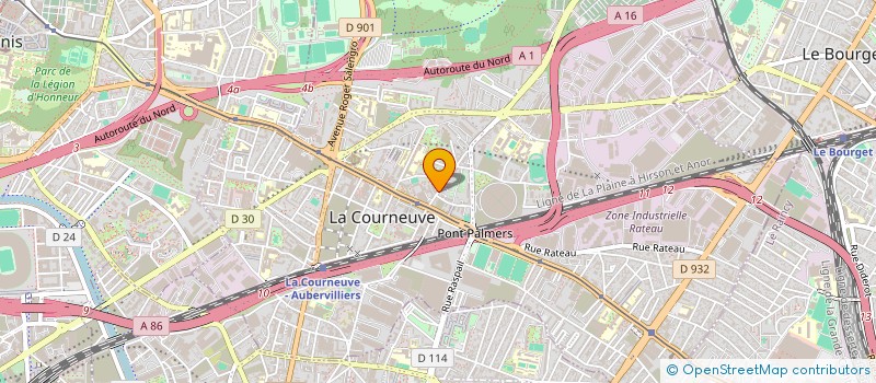 localisation de l'entreprise MONSIEUR ERIC AUGUSTIN à LA COURNEUVE