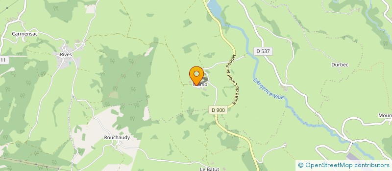 localisation de l'entreprise MONSIEUR ERIC AUSTRUY à ARGENCES EN AUBRAC