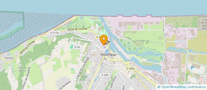 localisation de l'entreprise MONSIEUR ERIC AUVRET à HONFLEUR
