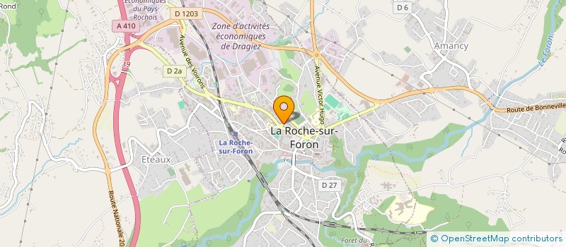 localisation de l'entreprise MONSIEUR ERIC AUZIAS  LA ROCHE-SUR-FORON