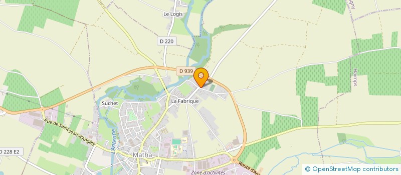 localisation de l'entreprise MONSIEUR ERIC BABIN  MATHA