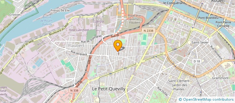 localisation de l'entreprise MONSIEUR ERIC BACHELET à LE PETIT-QUEVILLY