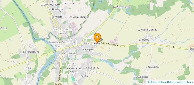 localisation de l'entreprise MONSIEUR ERIC BACHELIER à TOURNON-SAINT-MARTIN