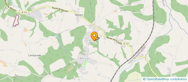 localisation de l'entreprise MONSIEUR ERIC BACQUE  MISSON