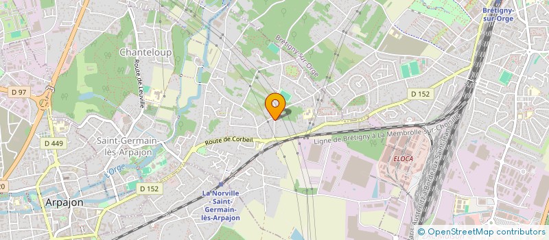 localisation de l'entreprise MONSIEUR ERIC BADIN à ST GERMAIN LES ARPAJON